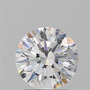 Picture of Natural Diamond 2.01 Carats, Round with Excellent Cut, E Color, SI1 Clarity and Certified by GIA