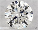 Natural Diamond 0.53 Carats, Round with Excellent Cut, I Color, SI1 Clarity and Certified by GIA