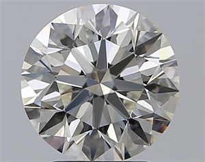 Picture of Natural Diamond 2.60 Carats, Round with Excellent Cut, H Color, VS2 Clarity and Certified by GIA