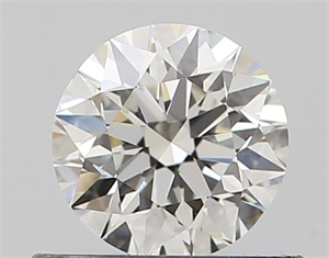 Picture of Natural Diamond 0.50 Carats, Round with Excellent Cut, I Color, VS1 Clarity and Certified by GIA