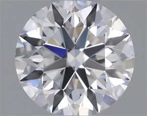 Picture of Natural Diamond 0.40 Carats, Round with Excellent Cut, E Color, VS2 Clarity and Certified by GIA