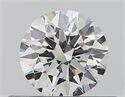 Natural Diamond 0.40 Carats, Round with Excellent Cut, F Color, SI1 Clarity and Certified by GIA