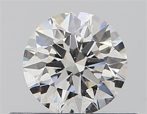 Picture of Natural Diamond 0.40 Carats, Round with Excellent Cut, F Color, SI1 Clarity and Certified by GIA