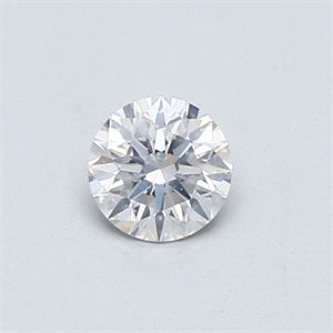 Picture of Natural Diamond 0.40 Carats, Round with Excellent Cut, E Color, I1 Clarity and Certified by GIA