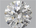 Natural Diamond 1.51 Carats, Round with Excellent Cut, F Color, SI1 Clarity and Certified by GIA