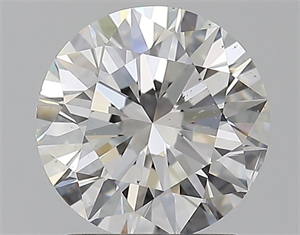 Picture of Natural Diamond 1.51 Carats, Round with Excellent Cut, F Color, SI1 Clarity and Certified by GIA