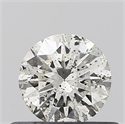 Natural Diamond 0.41 Carats, Round with Excellent Cut, H Color, SI2 Clarity and Certified by IGI