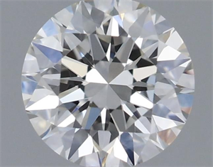 Picture of Natural Diamond 0.40 Carats, Round with Excellent Cut, H Color, VVS2 Clarity and Certified by GIA