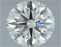 Natural Diamond 2.80 Carats, Round with Excellent Cut, K Color, VS2 Clarity and Certified by GIA