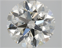 Natural Diamond 3.02 Carats, Round with Excellent Cut, H Color, SI1 Clarity and Certified by GIA