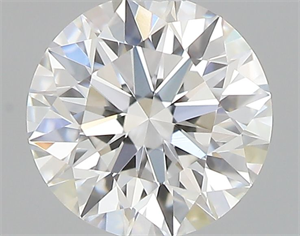 Picture of Natural Diamond 0.43 Carats, Round with Excellent Cut, G Color, VVS2 Clarity and Certified by GIA