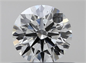 Natural Diamond 0.41 Carats, Round with Excellent Cut, I Color, VS2 Clarity and Certified by GIA