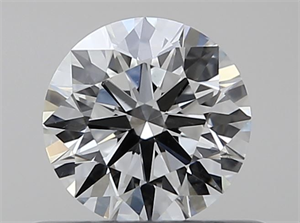 Picture of Natural Diamond 0.41 Carats, Round with Excellent Cut, I Color, VS2 Clarity and Certified by GIA