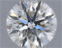 Natural Diamond 0.40 Carats, Round with Excellent Cut, G Color, VS2 Clarity and Certified by IGI