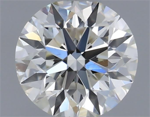 Picture of Natural Diamond 0.40 Carats, Round with Excellent Cut, G Color, VS2 Clarity and Certified by IGI