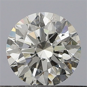 Picture of Natural Diamond 0.40 Carats, Round with Excellent Cut, H Color, VS2 Clarity and Certified by GIA