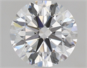 Natural Diamond 1.51 Carats, Round with Excellent Cut, D Color, VS2 Clarity and Certified by GIA