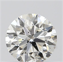 Natural Diamond 0.40 Carats, Round with Excellent Cut, J Color, SI1 Clarity and Certified by GIA