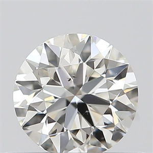 Picture of Natural Diamond 0.40 Carats, Round with Excellent Cut, J Color, SI1 Clarity and Certified by GIA