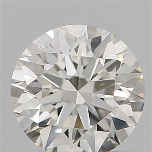 Picture of Natural Diamond 0.50 Carats, Round with Excellent Cut, K Color, VVS2 Clarity and Certified by GIA