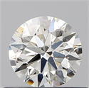 Natural Diamond 0.50 Carats, Round with Excellent Cut, K Color, SI1 Clarity and Certified by GIA