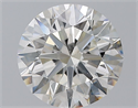 Natural Diamond 4.01 Carats, Round with Excellent Cut, H Color, SI2 Clarity and Certified by GIA