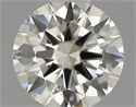 Natural Diamond 0.50 Carats, Round with Excellent Cut, J Color, SI2 Clarity and Certified by IGI