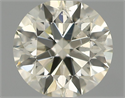 Natural Diamond 0.51 Carats, Round with Excellent Cut, K Color, VS2 Clarity and Certified by IGI