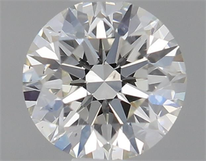 Picture of Natural Diamond 0.46 Carats, Round with Excellent Cut, J Color, VS2 Clarity and Certified by GIA