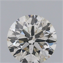 Natural Diamond 0.41 Carats, Round with Excellent Cut, H Color, SI1 Clarity and Certified by IGI