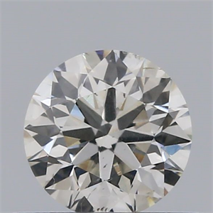 Picture of Natural Diamond 0.41 Carats, Round with Excellent Cut, H Color, SI1 Clarity and Certified by IGI