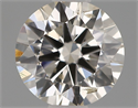 Natural Diamond 0.51 Carats, Round with Excellent Cut, I Color, SI1 Clarity and Certified by IGI