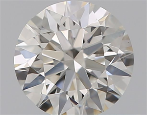 Picture of Natural Diamond 0.40 Carats, Round with Excellent Cut, H Color, VS1 Clarity and Certified by GIA