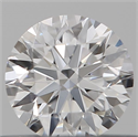 Natural Diamond 0.40 Carats, Round with Excellent Cut, D Color, VVS1 Clarity and Certified by GIA