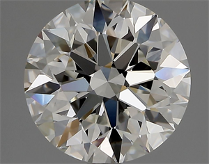 Picture of Natural Diamond 2.01 Carats, Round with Excellent Cut, I Color, VVS2 Clarity and Certified by GIA