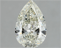 Natural Diamond 1.50 Carats, Pear with  Cut, J Color, VS2 Clarity and Certified by IGI