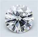 Natural Diamond 1.30 Carats, Round with Excellent Cut, E Color, VVS1 Clarity and Certified by GIA