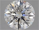 Natural Diamond 3.01 Carats, Round with Excellent Cut, G Color, SI2 Clarity and Certified by GIA