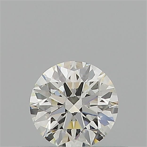 Picture of Natural Diamond 0.41 Carats, Round with Excellent Cut, J Color, VS1 Clarity and Certified by GIA