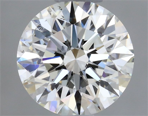 Picture of Natural Diamond 0.46 Carats, Round with Excellent Cut, I Color, SI1 Clarity and Certified by GIA