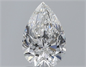 Natural Diamond 1.20 Carats, Pear with  Cut, F Color, SI1 Clarity and Certified by GIA