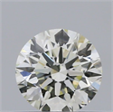 Natural Diamond 0.41 Carats, Round with Excellent Cut, J Color, VS1 Clarity and Certified by IGI