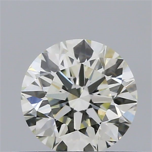 Picture of Natural Diamond 0.41 Carats, Round with Excellent Cut, J Color, VS1 Clarity and Certified by IGI