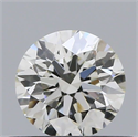 Natural Diamond 0.41 Carats, Round with Excellent Cut, K Color, VS1 Clarity and Certified by GIA