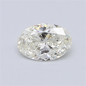Picture of 0.51 Carats, Oval Diamond with  Cut, J Color, SI1 Clarity and Certified by GIA