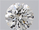 Natural Diamond 0.43 Carats, Round with Excellent Cut, I Color, VS2 Clarity and Certified by GIA