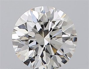 Picture of Natural Diamond 0.43 Carats, Round with Excellent Cut, I Color, VS2 Clarity and Certified by GIA