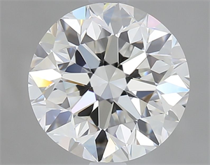 Picture of Natural Diamond 2.01 Carats, Round with Very Good Cut, E Color, VVS1 Clarity and Certified by GIA