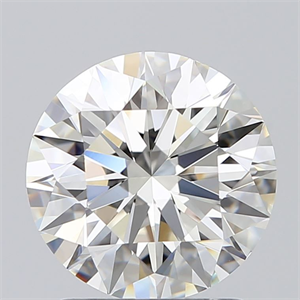 Picture of Natural Diamond 1.62 Carats, Round with Excellent Cut, I Color, IF Clarity and Certified by GIA