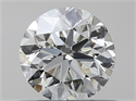 Natural Diamond 0.50 Carats, Round with Very Good Cut, K Color, VVS2 Clarity and Certified by GIA